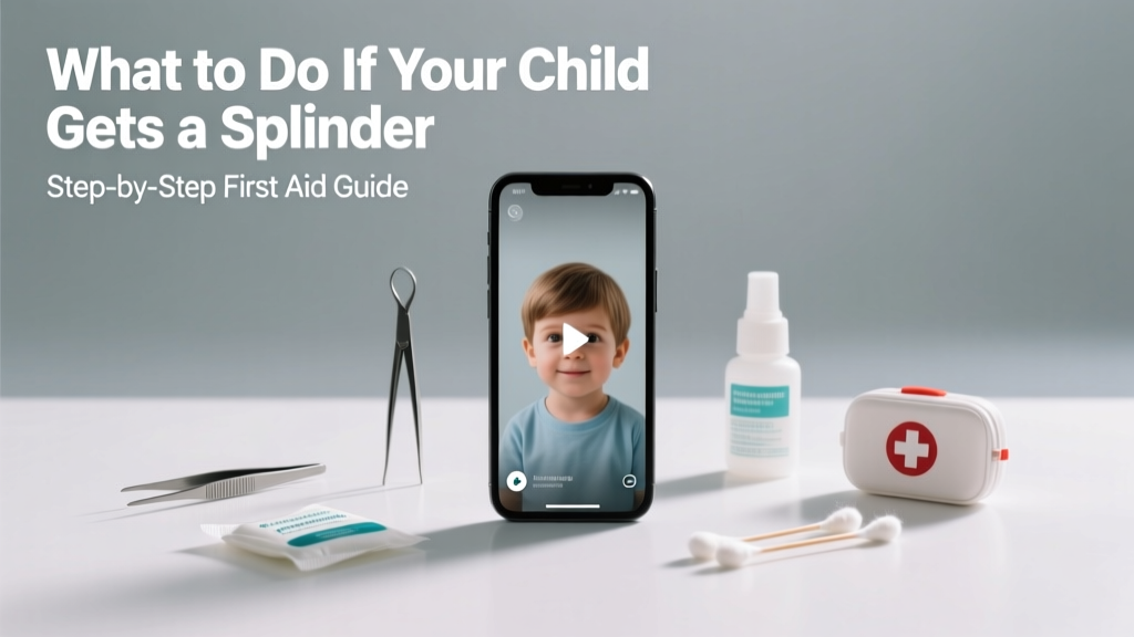What To Do If Your Child Gets A Splinter: A Step-by-Step Video Guide for Parents