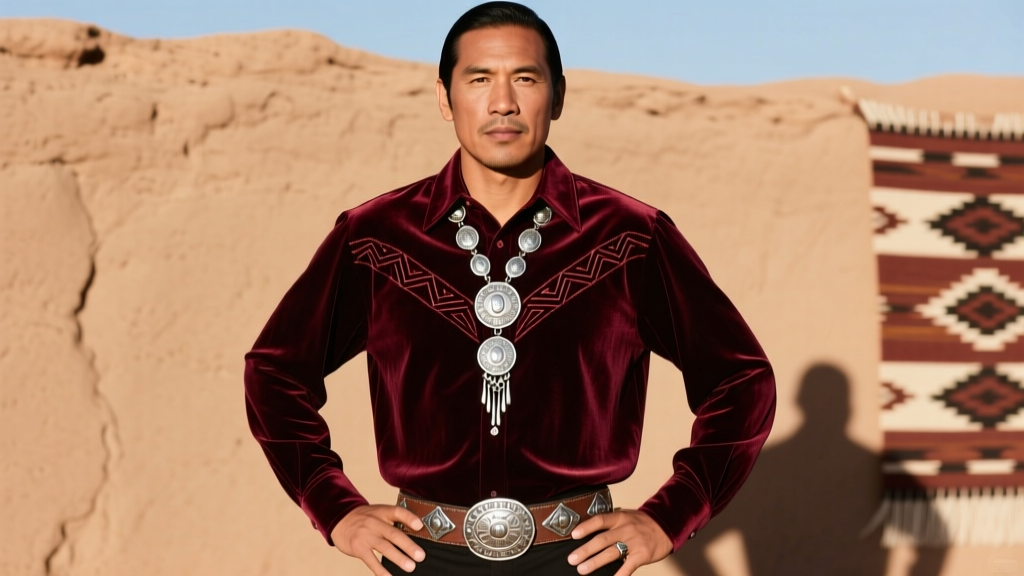 Traditional Diné Velvet Shirts & Concho Belts 2026