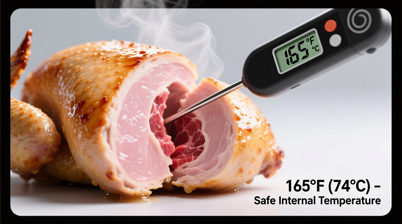 at what temperature is chicken cooked