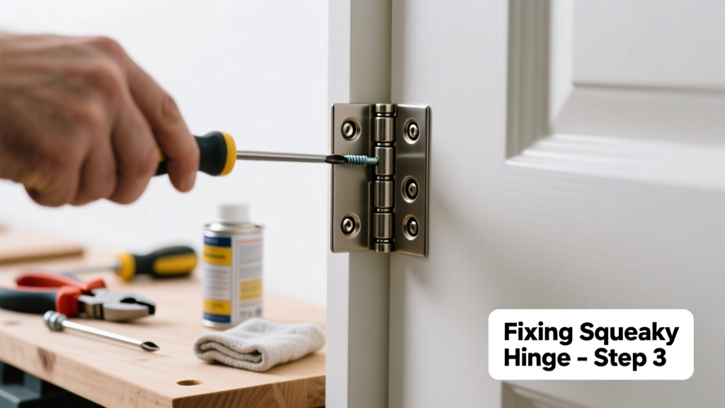 Fixing a Squeaky Door Hinge Making Unusual Noise