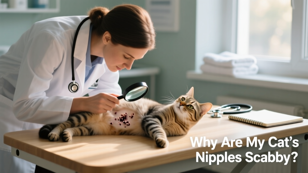 Why Are My Cat’s Nipples Scabby? Vet Answer