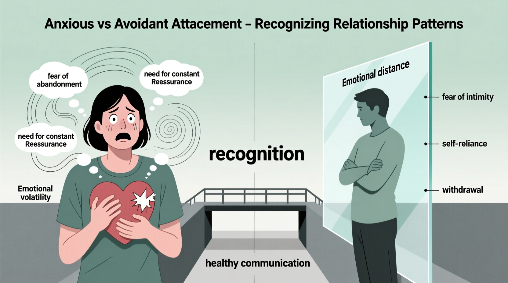 anxious attachment vs avoidant attachment recognizing relationship patterns