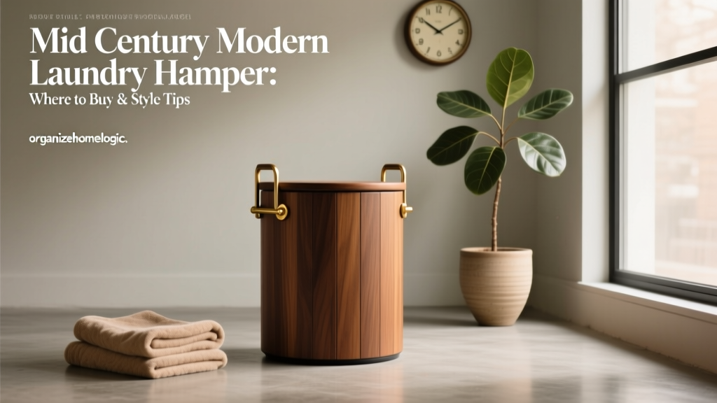 Mid Century Modern Laundry Hamper: Where to Buy & Style Tips