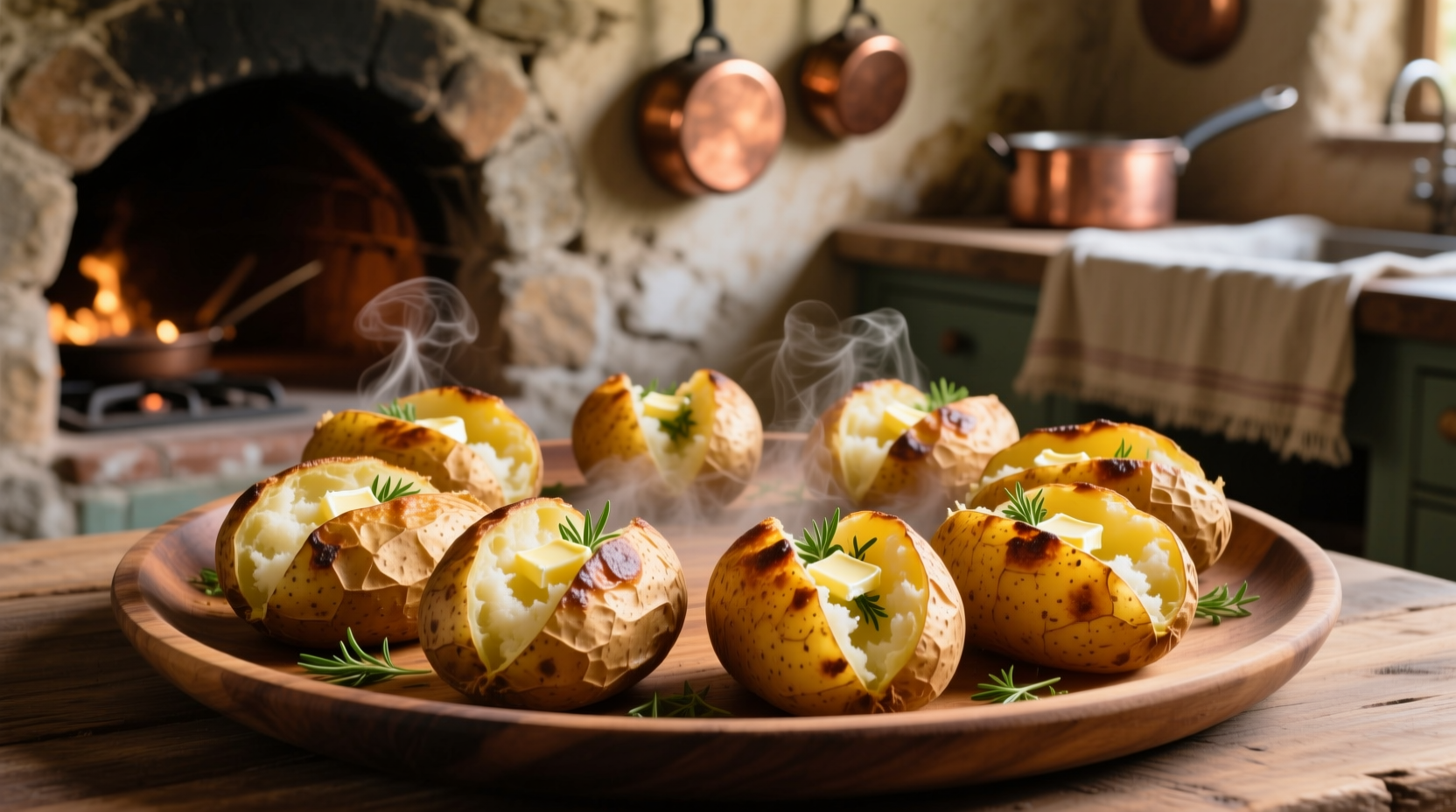 Perfect Oven-Baked Potatoes: Crispy Outside, Fluffy Inside