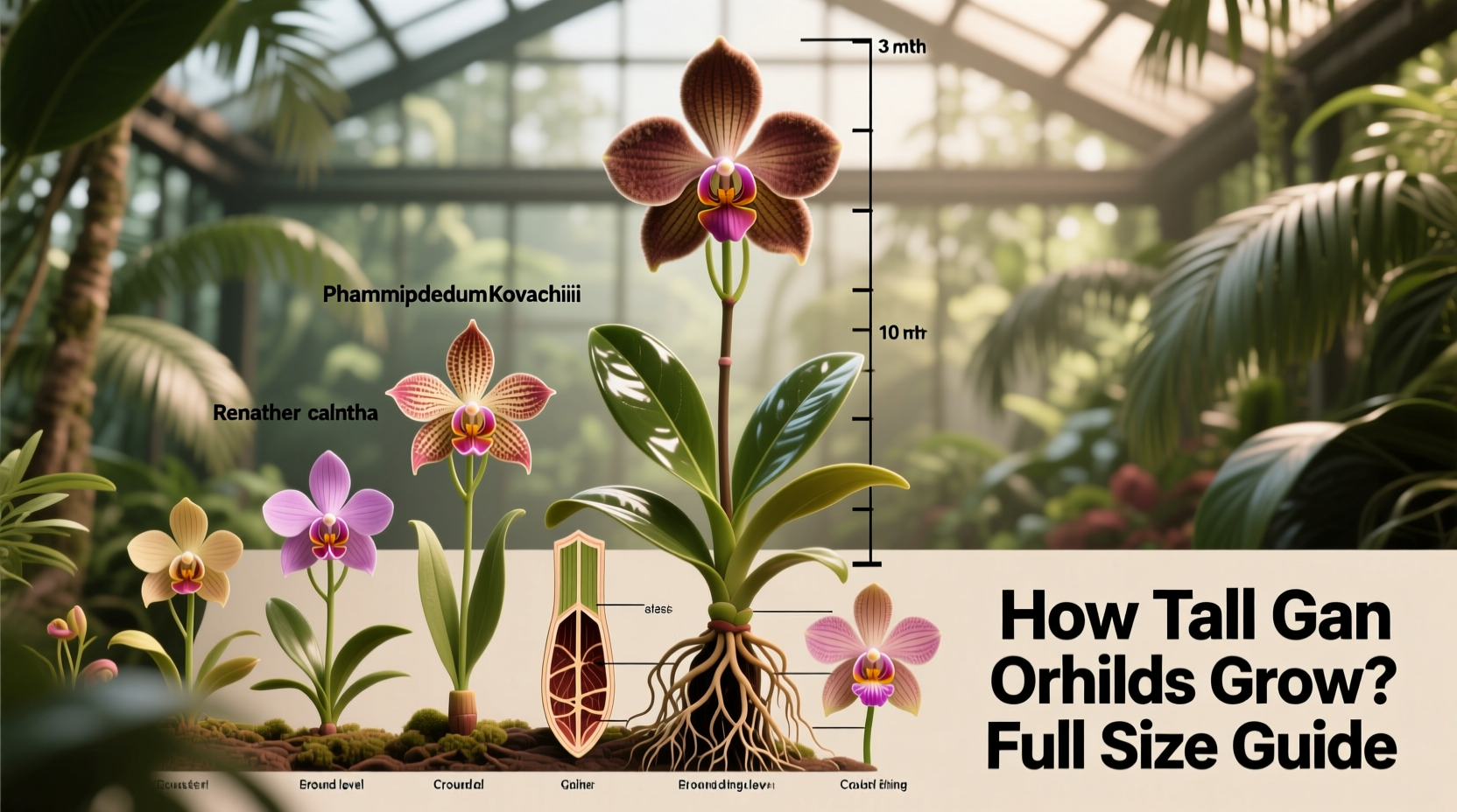 Orchid Height Guide: 1cm to 23ft | TheHomeSprouts