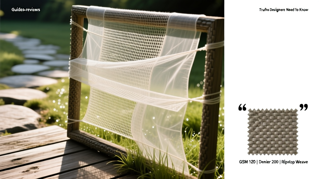 Outdoor Mesh Material: Truths Designers Need to Know