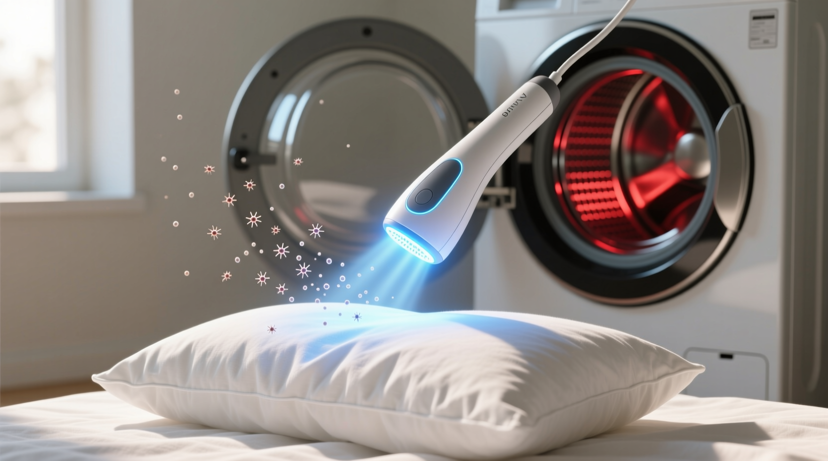 are uv laundry wands effective on pillowcases