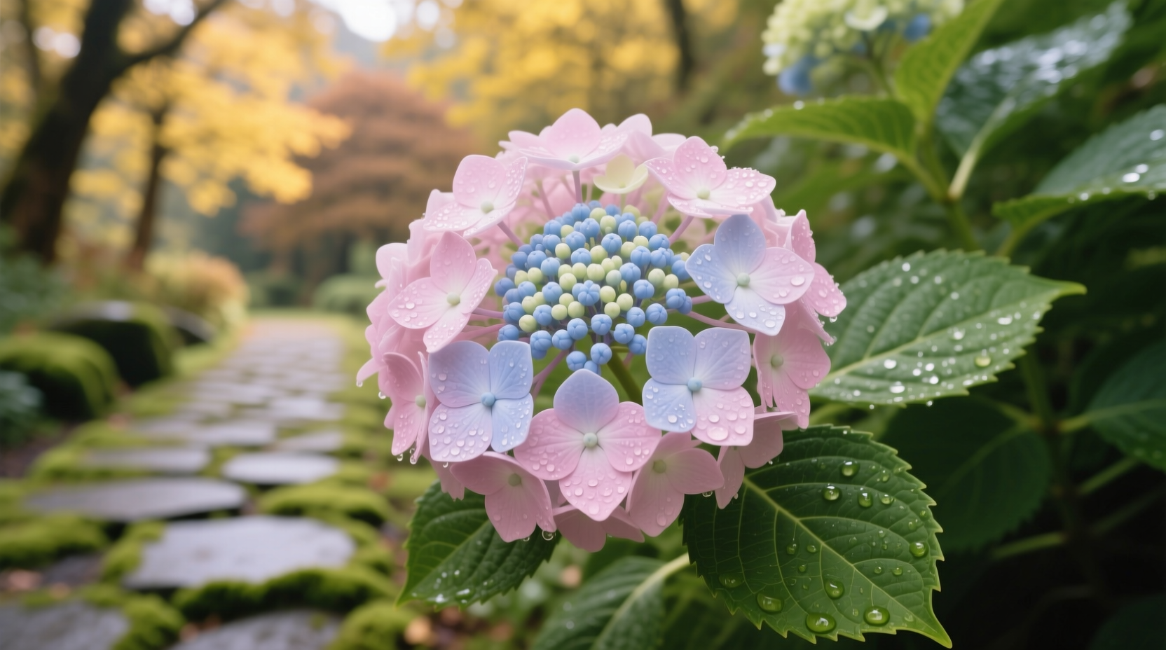 lacecap hydrangeas