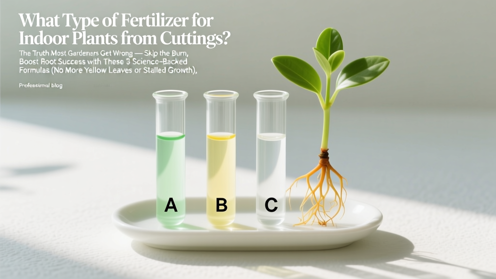 Best Fertilizer for Indoor Plants from Cuttings