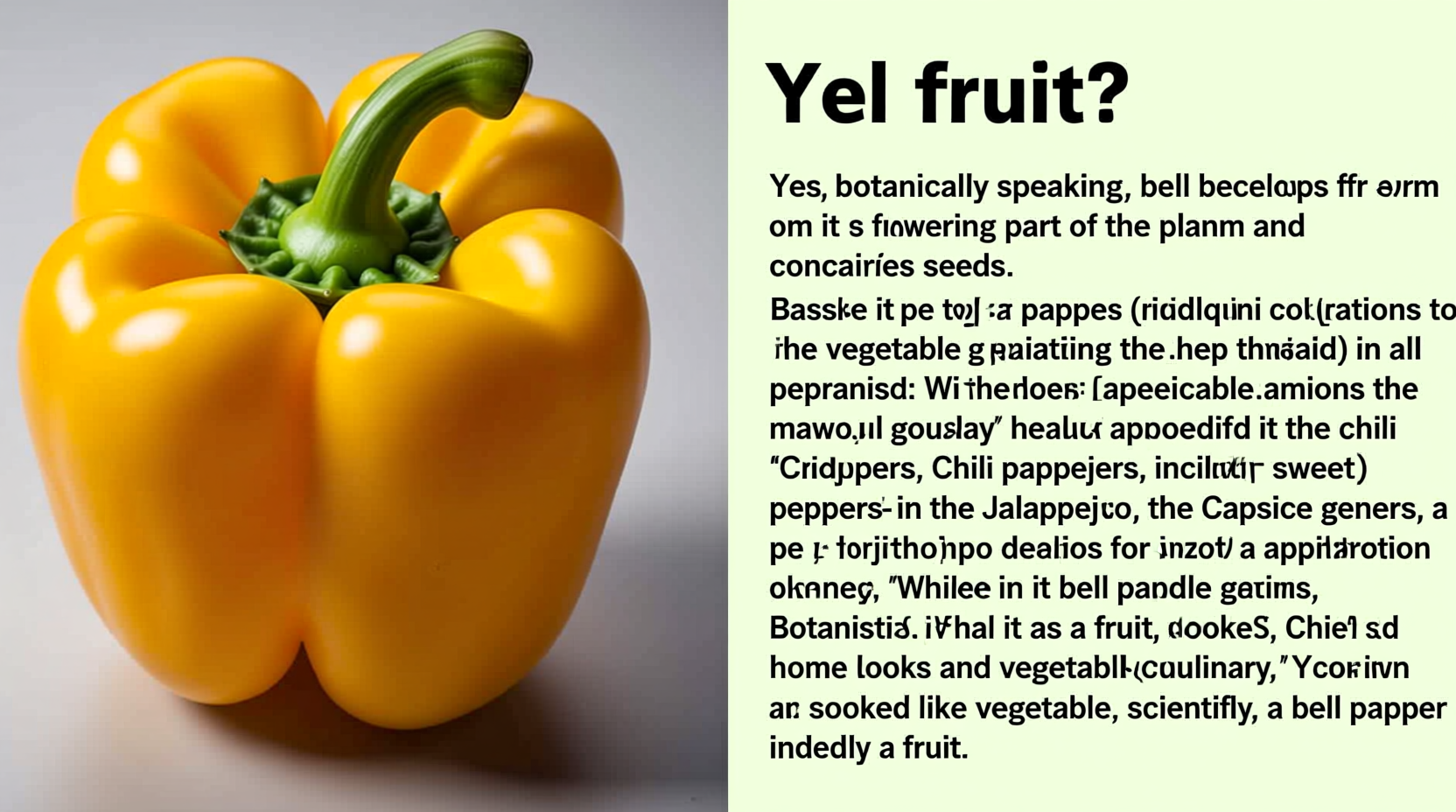Bell Pepper: Fruit or Vegetable? The Scientific Answer