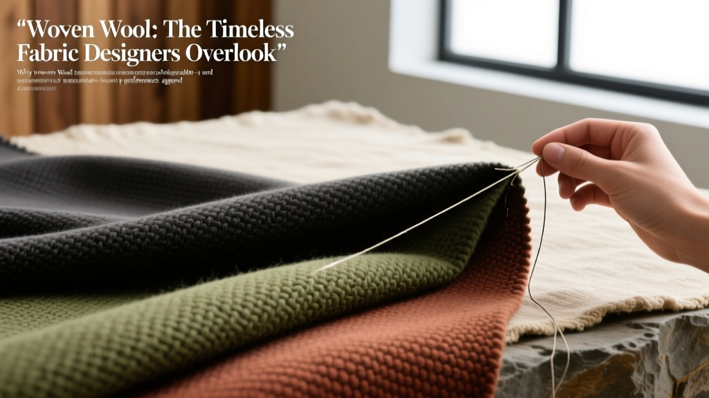 Woven Wool: The Timeless Fabric Designers Overlook