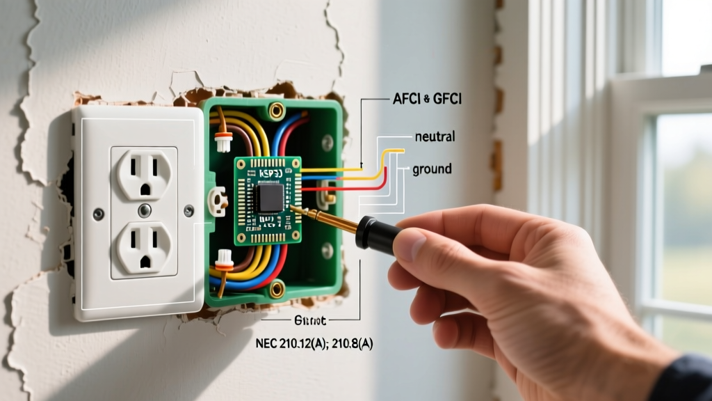 Electrical Wiring Diagram for Outlet: NEC Code Requirements