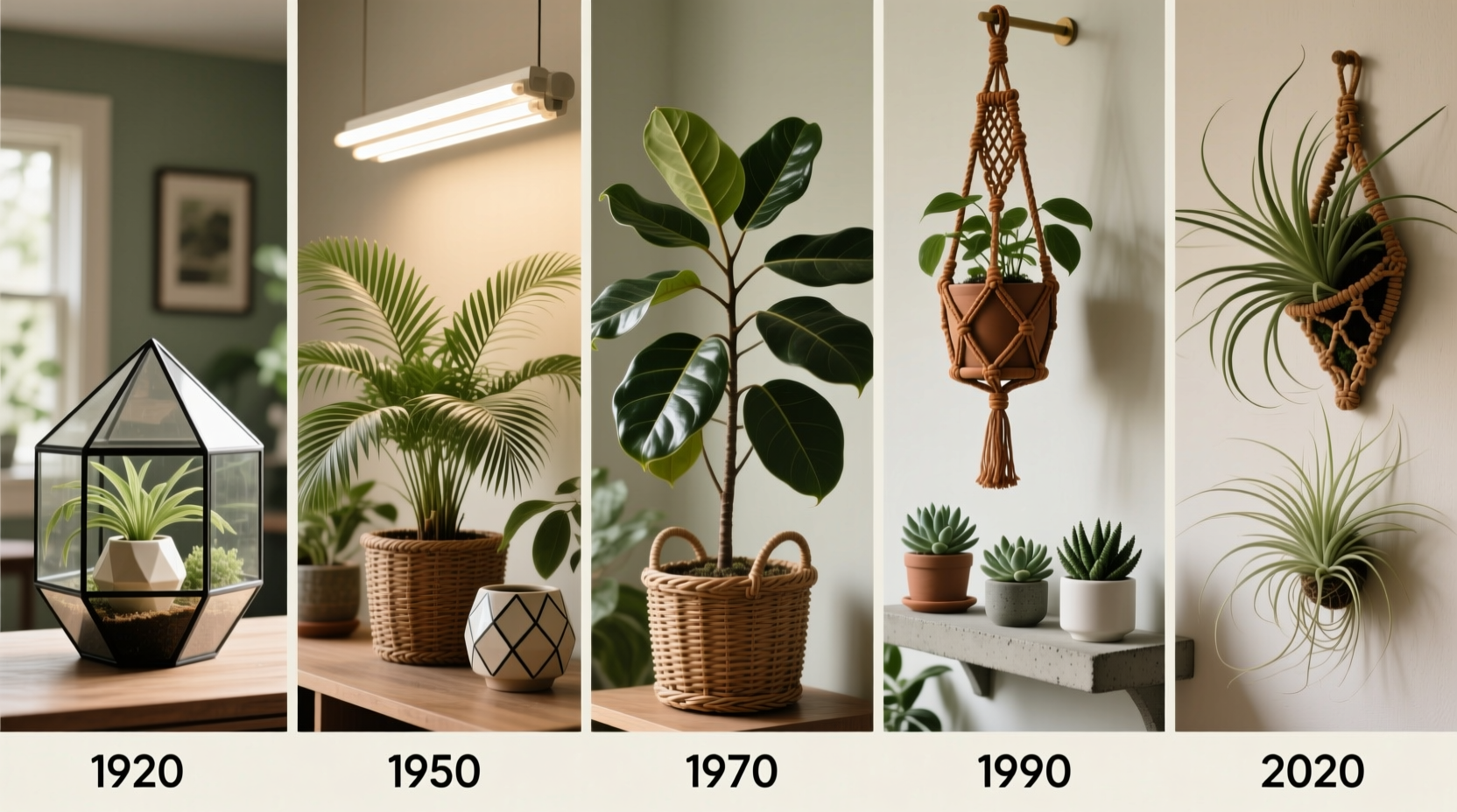 100 years houseplant trends