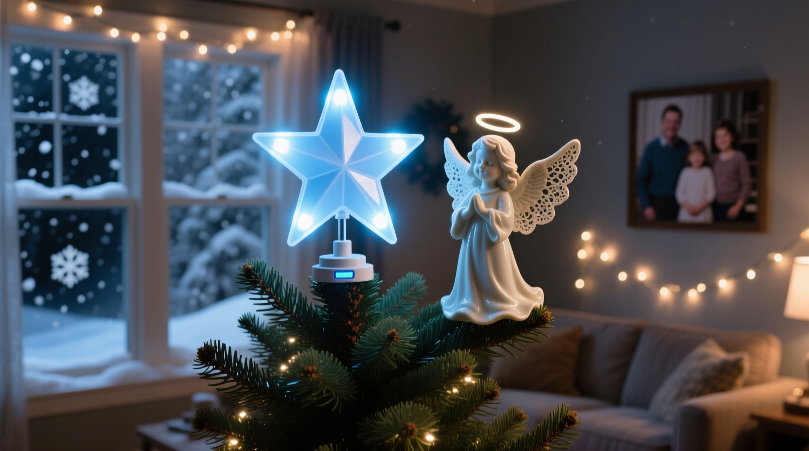 christmas tree topper led star vs angel why do so many break within 48 hours of setup
