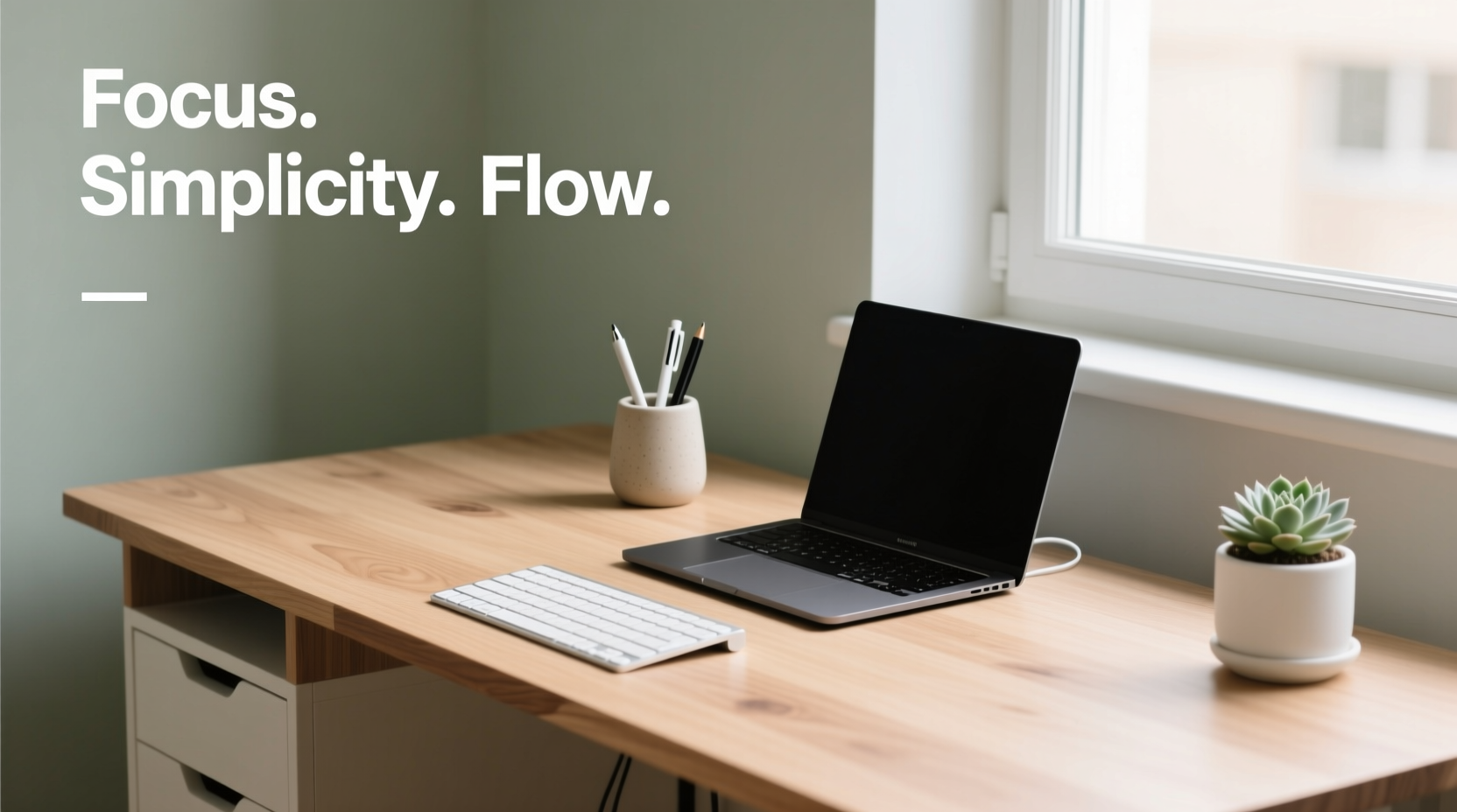how to build a minimalist desk setup for productivity and calm focus