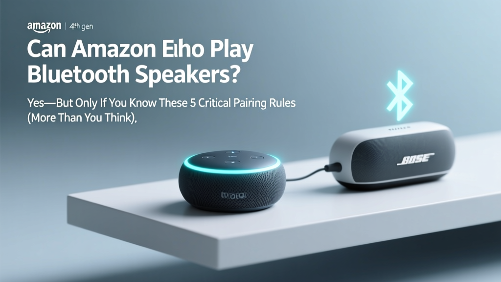 Can Amazon Echo Play Bluetooth Speakers? (2026)