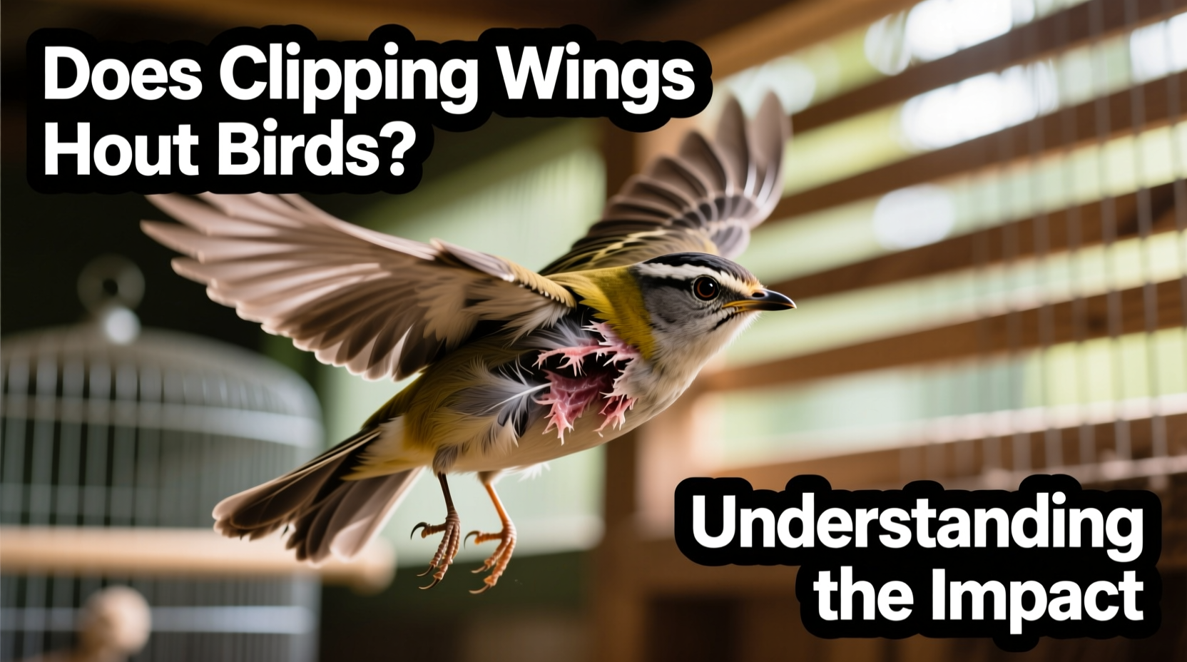 does clipping wings hurt bird