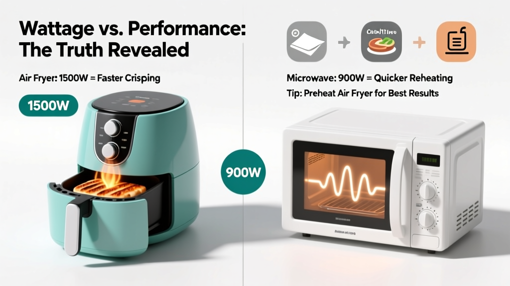 Air Fryer Wattage vs Microwave: Clearing the Confusion