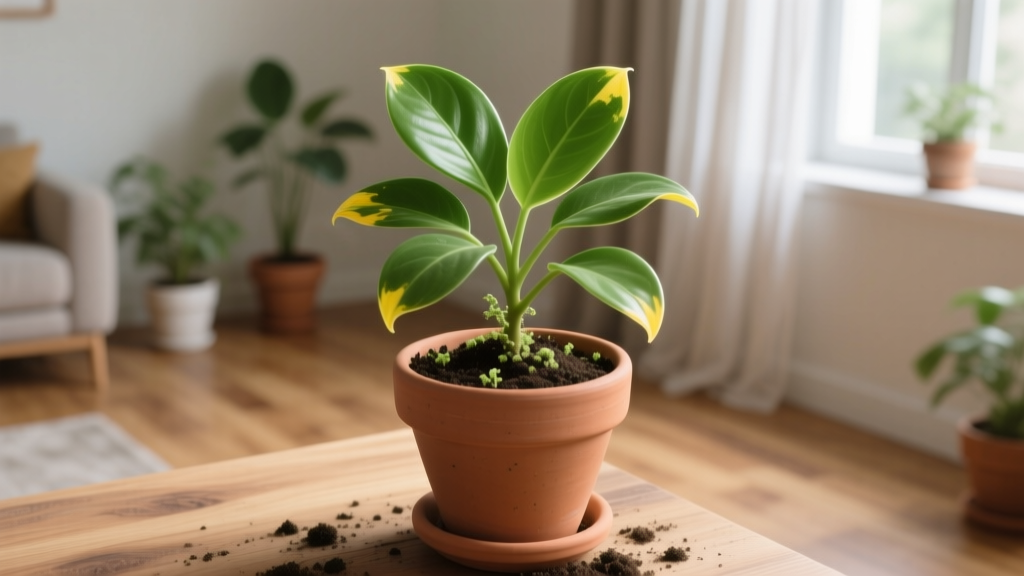 Remove Mold from Indoor Plant Soil Without Repotting