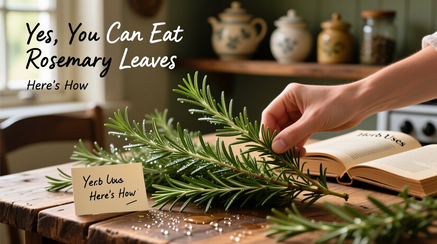 5 Ways to Eat Rosemary Leaves | TheHomeSprouts