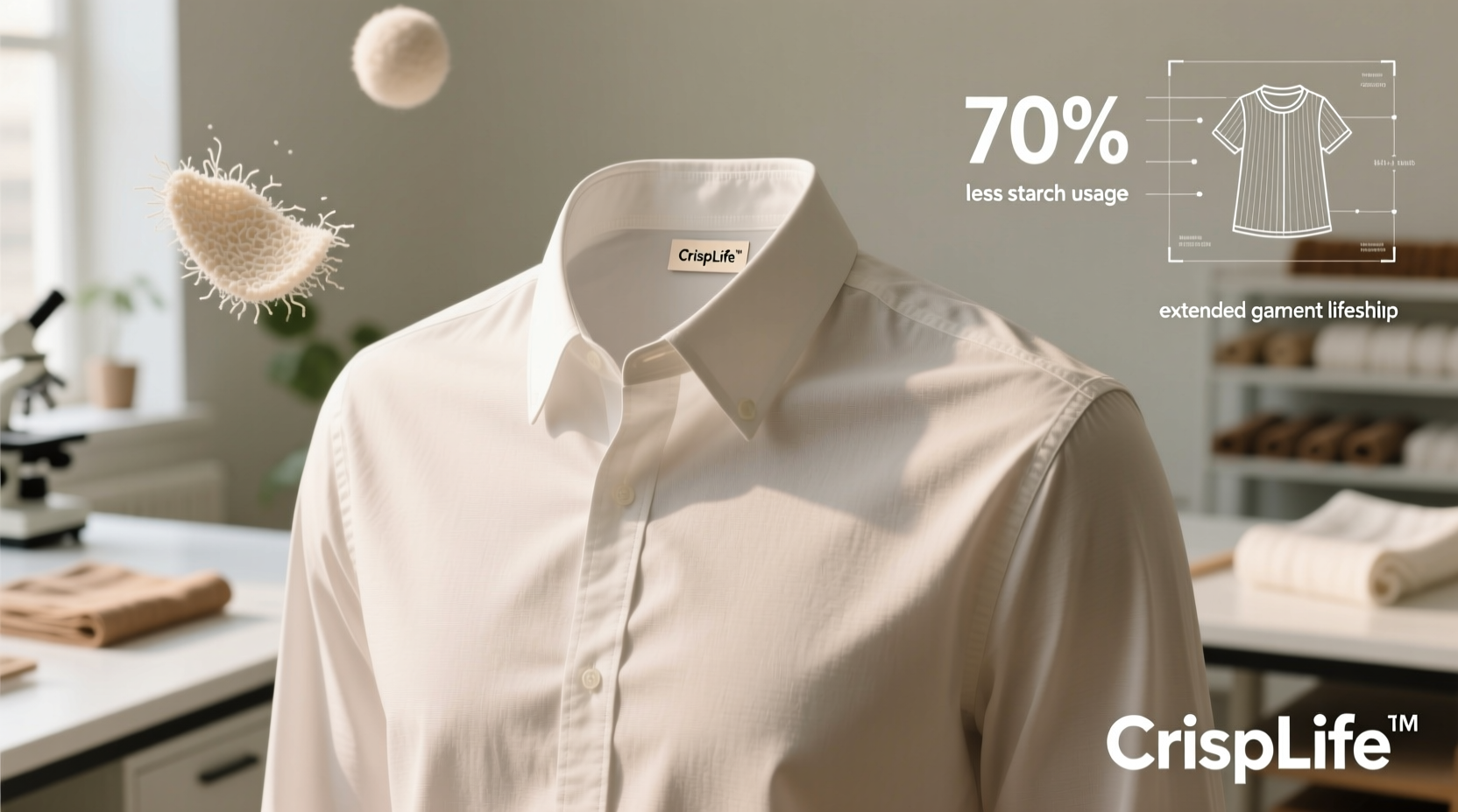 fabric starch necessary or outdated for crisp dress shirts