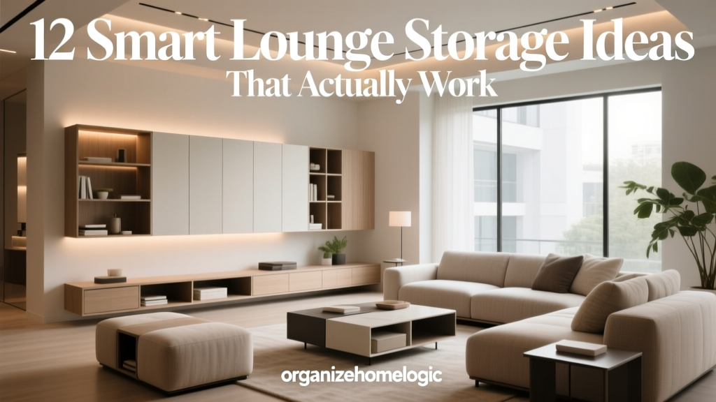 12 Smart Lounge Storage Ideas That Actually Work