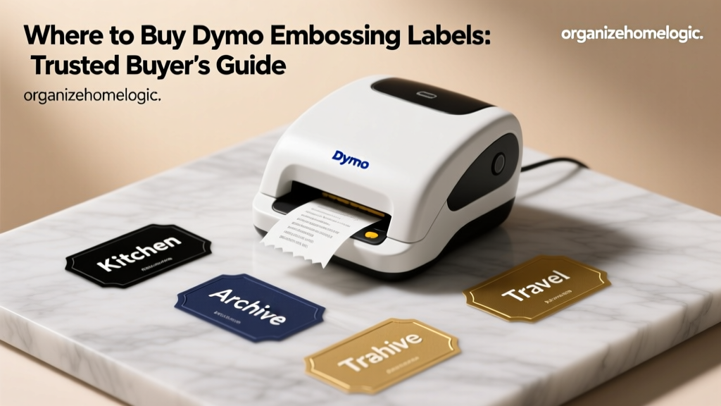 Where to Buy Dymo Embossing Labels: A Trusted Buyer’s Guide