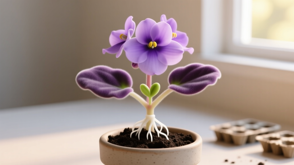 African Violets from Seeds: Indoor Germination Guide