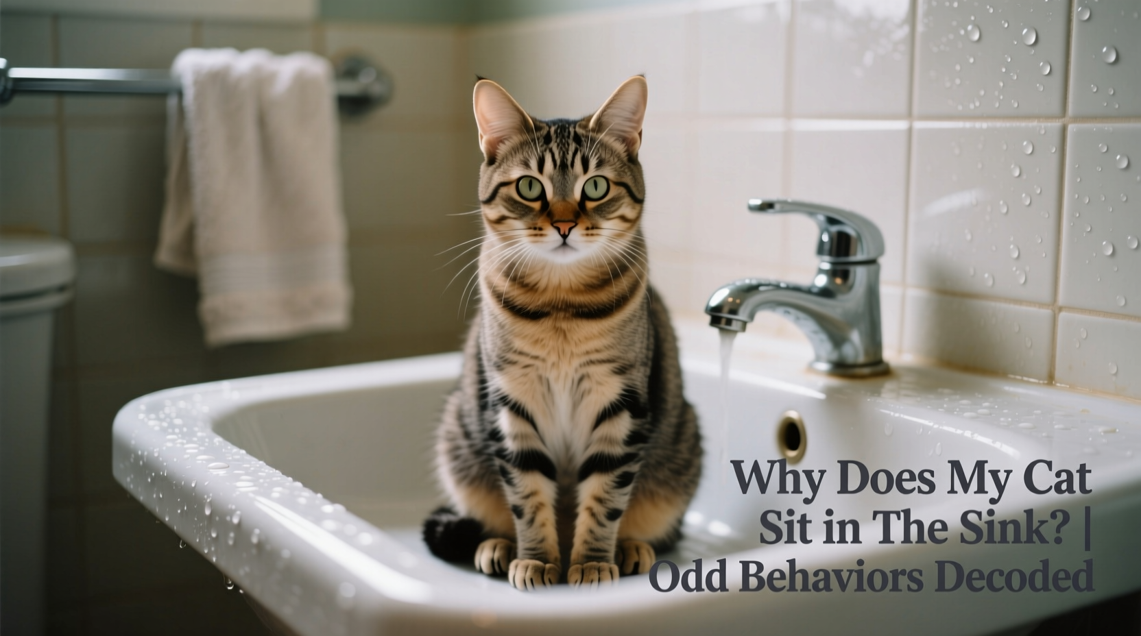 why does my cat sit in the sink or bathtub odd behaviors decoded