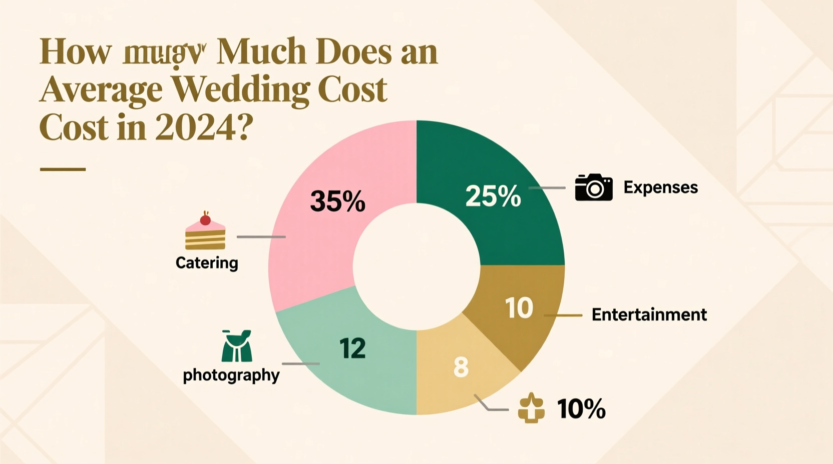 how much average wedding cost
