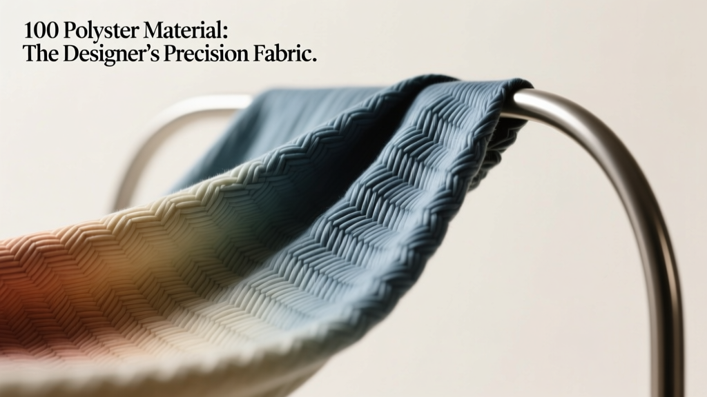 100 Polyester Material: The Designer’s Precision Fabric