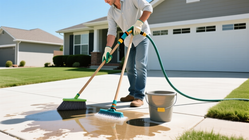 Easy & Proven: How to Clean Driveway Without Chemicals