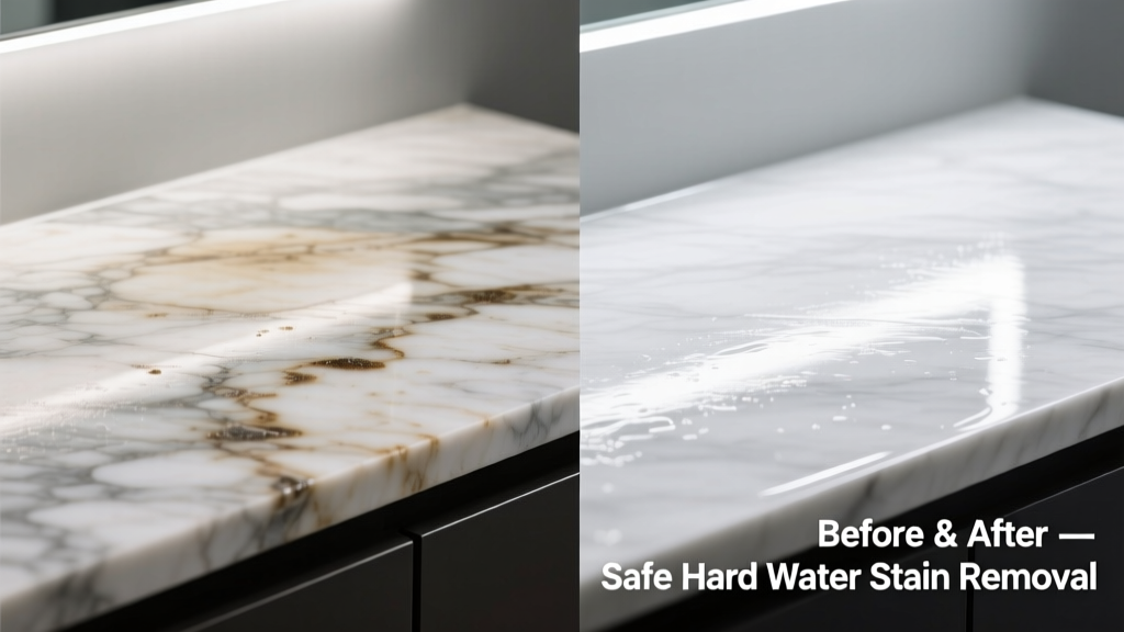 How to Remove Hard Water Stain from Marble Safely