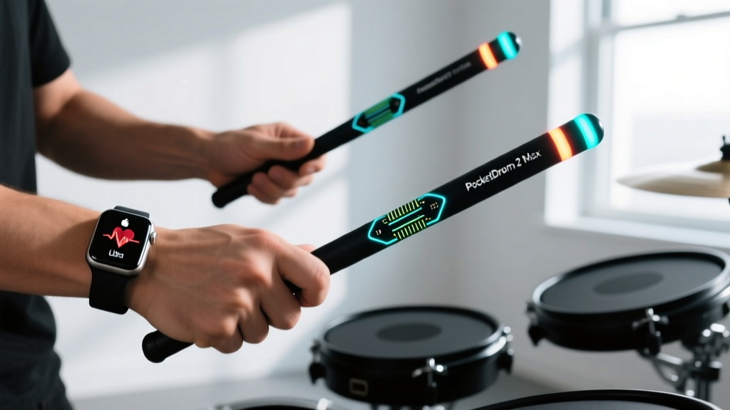 PocketDrum 2 Max Review: Smart Drumsticks & Wearable Sync