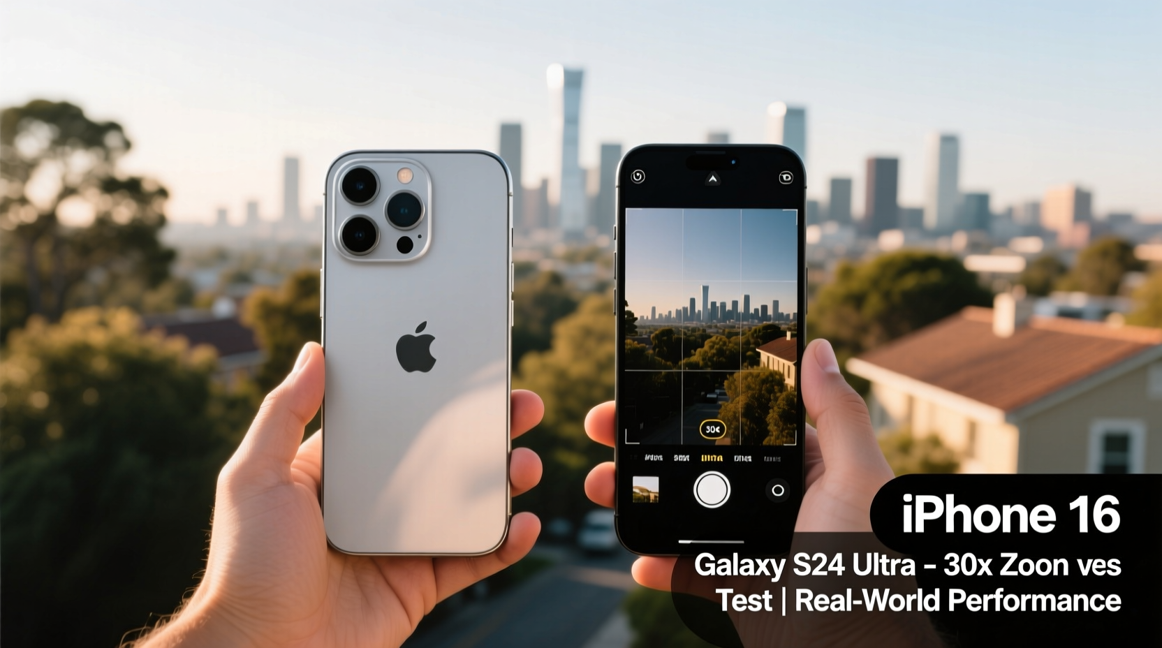 iphone 16 vs galaxy s24 ultra camera zoom comparison in real life