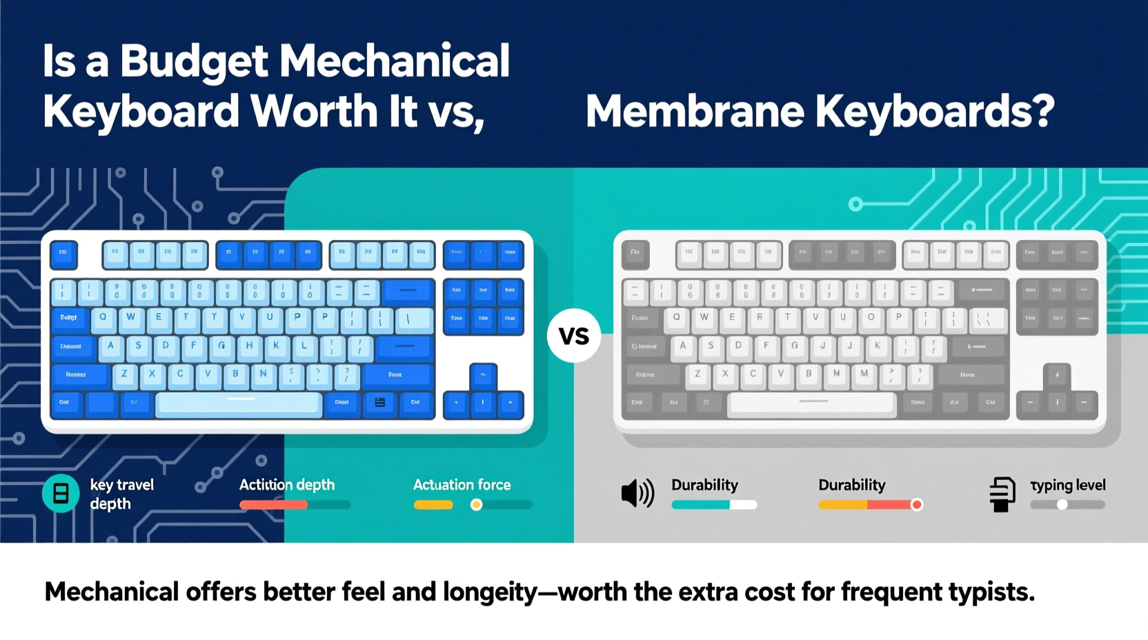 is a budget mechanical keyboard worth it compared to membrane ones
