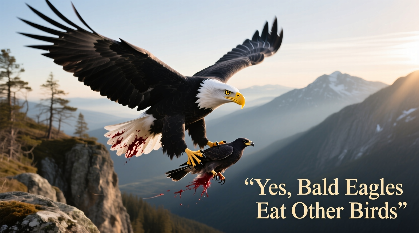 do bald eagles eat other birds