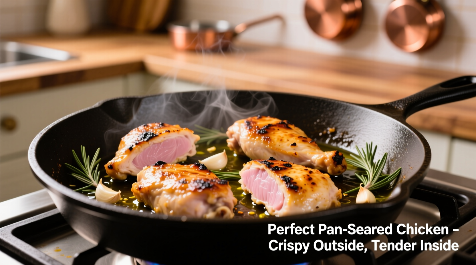 how to cook chicken pieces in a pan