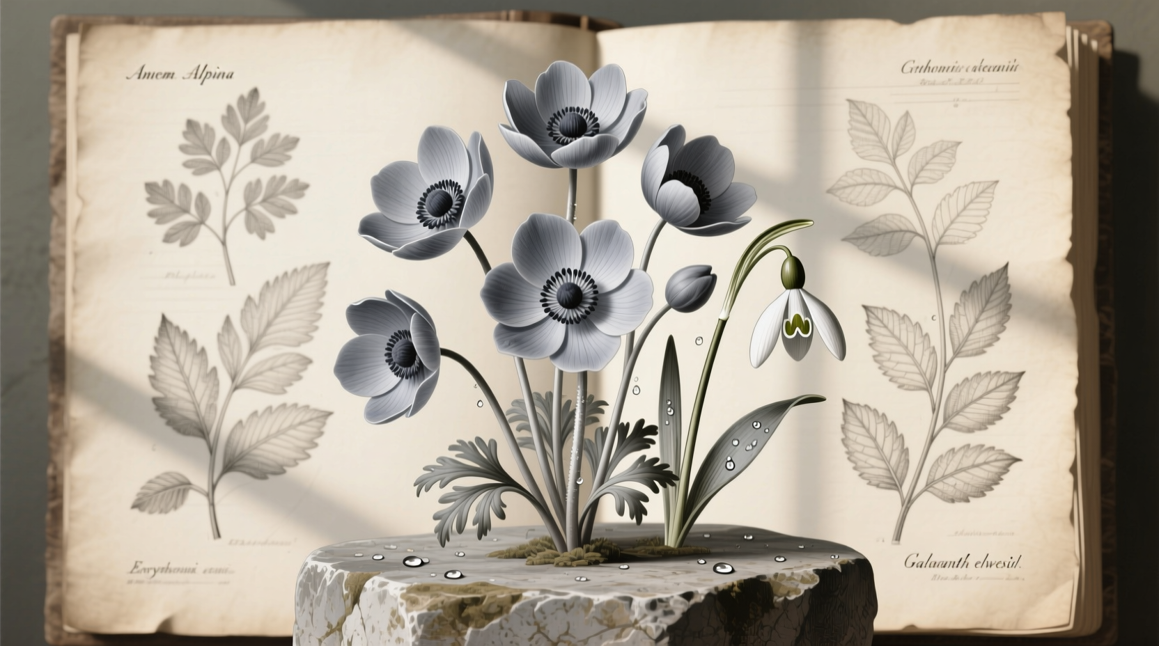 names of grey flowers