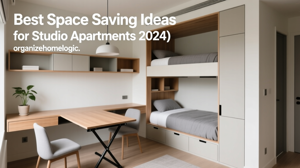 Best Space Saving Ideas for Studio Apartments (2024)