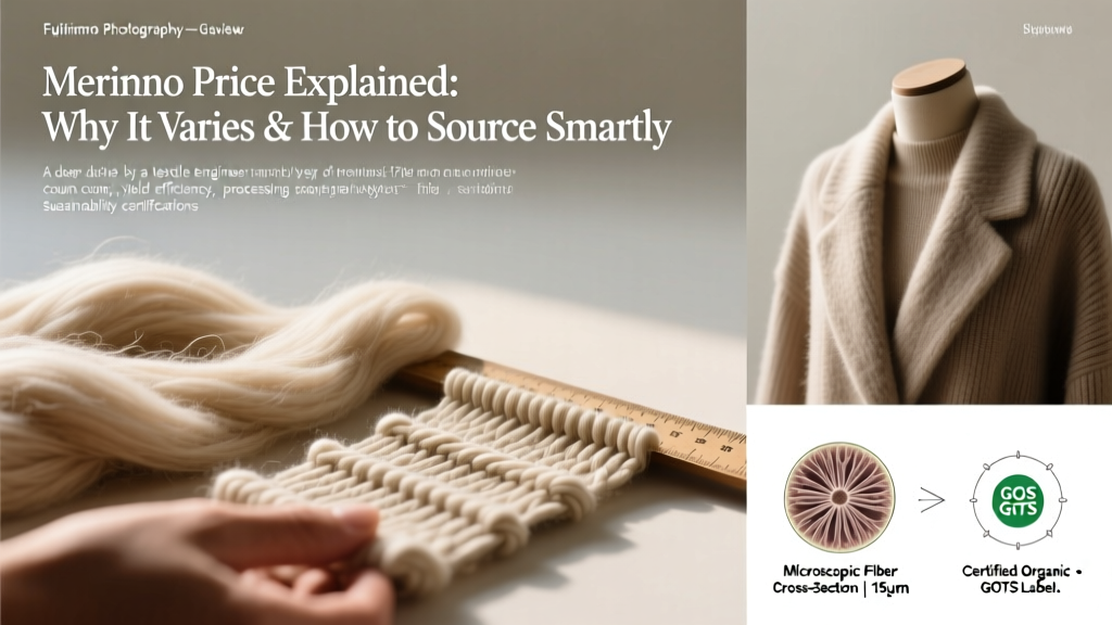 Merino Price Explained: Why It Varies & How to Source Smartly