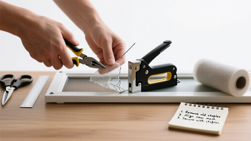 Fix a Torn Window Screen: DIY Repair Guide