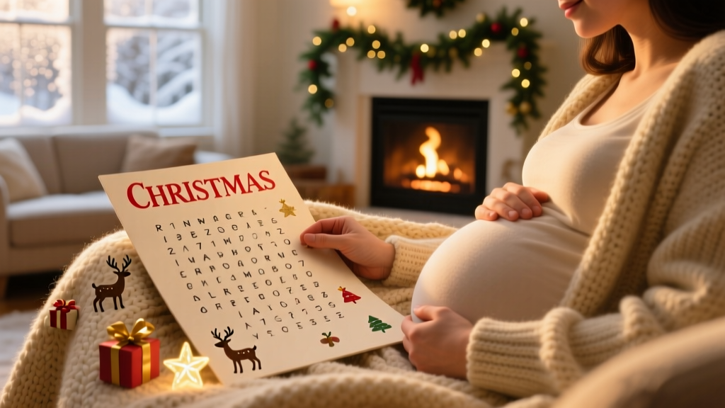 The Surprising Benefits of Christmas Word Search Puzzles for Pregnant People and New Parents