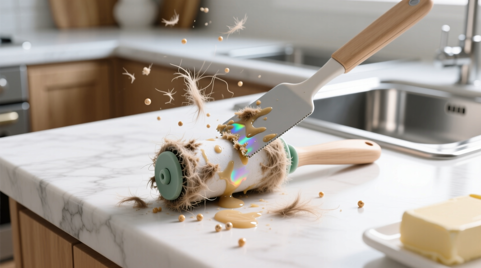 how to deep clean a pet hair lint roller