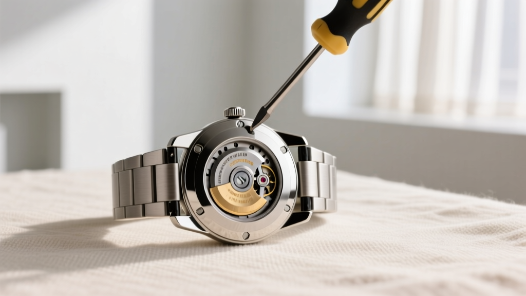 How to Replace a Watch Battery When the Case Back Is Stuck