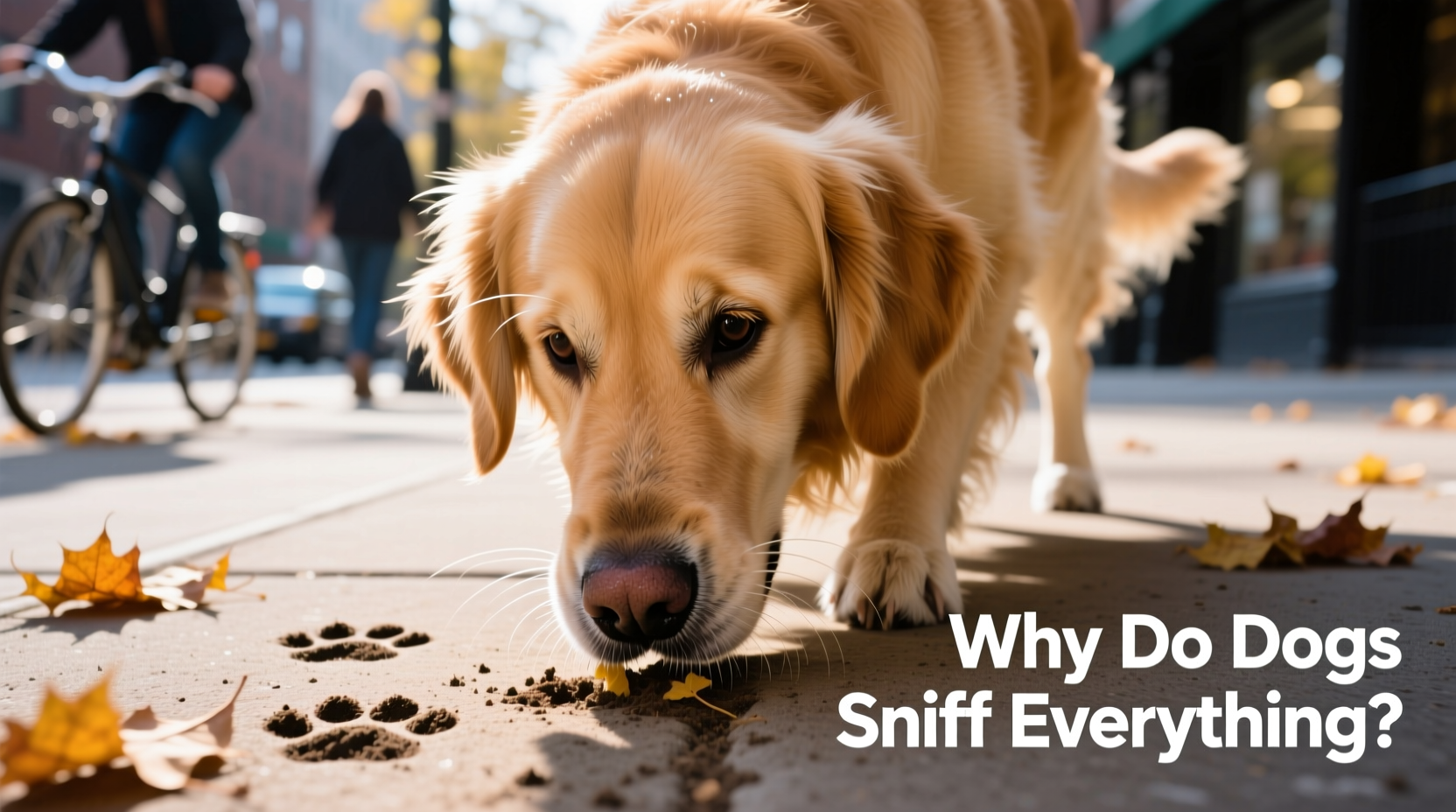 why do dogs sniff everything on walks canine sensory exploration
