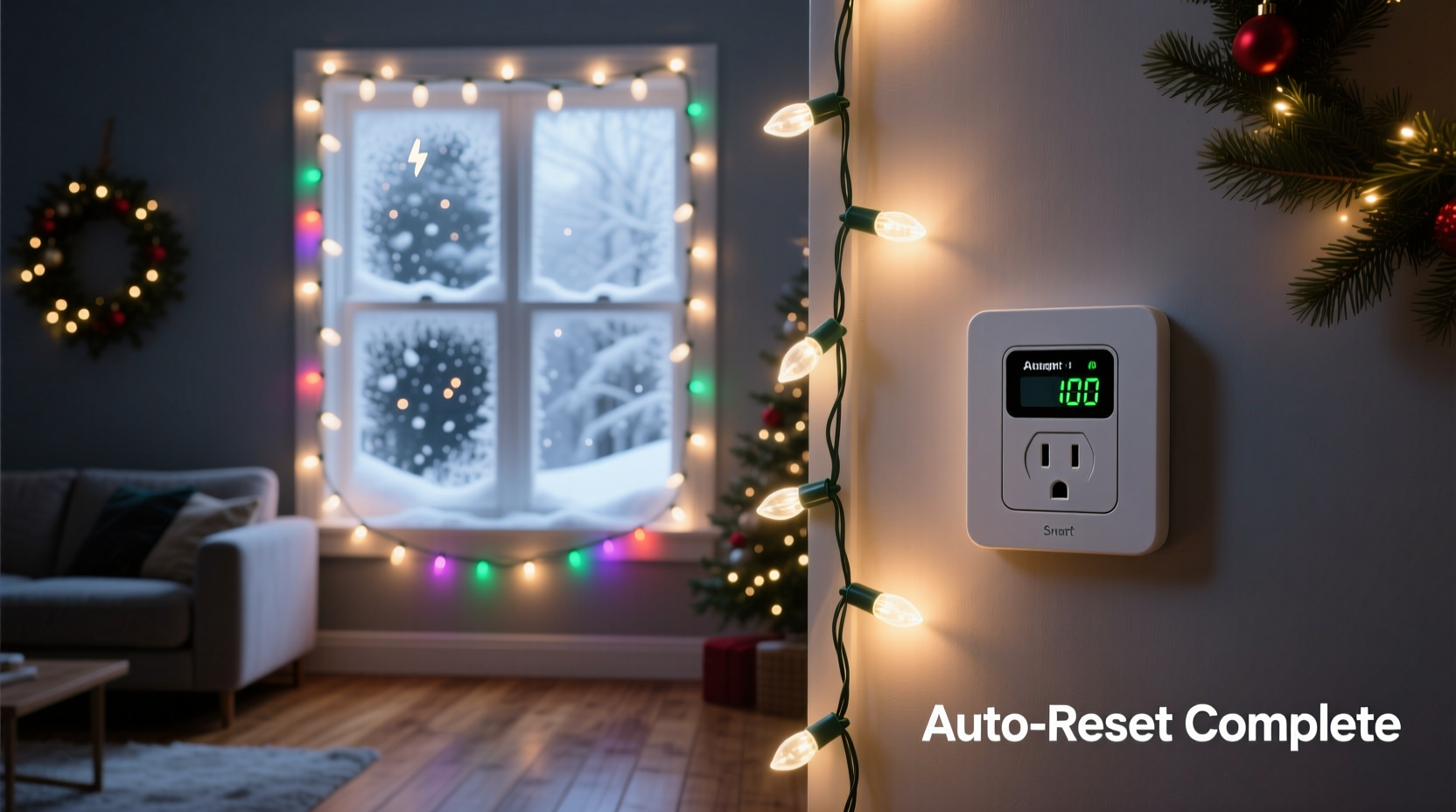 christmas light timer vs smart plug automation which avoids ghostly midnight blinking after power surges