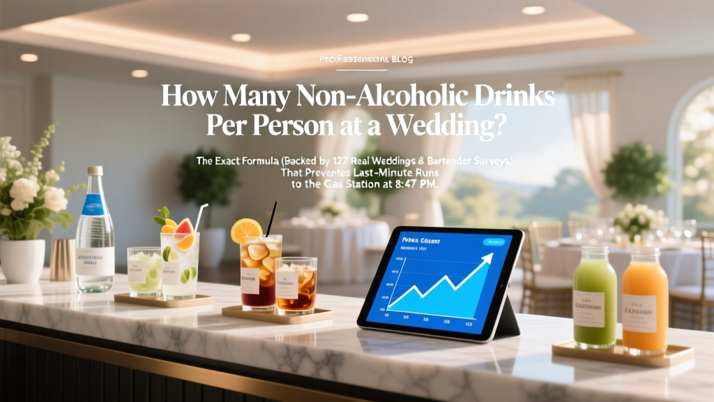 Non-Alcoholic Drinks Per Person: Wedding Formula (2026)