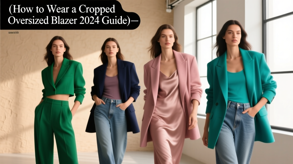 How to Wear a Cropped Oversized Blazer (2024 Guide)