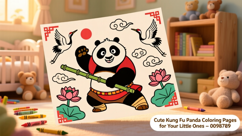 Cute Kung Fu Panda Coloring Pages for Your Little Ones: Developmental Benefits, Safe Printing Tips, and Mindful Activity Ideas